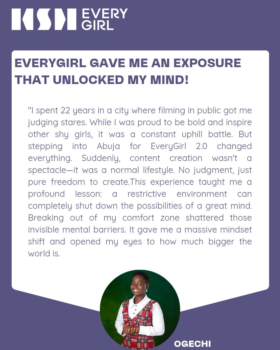 kshafrica's tweet photo. Transformation Stories from #EveryGirlFellows 

It's 5 days till the close of registration. Click the link in our bio to register now. https://t.co/uqQWMatiaC