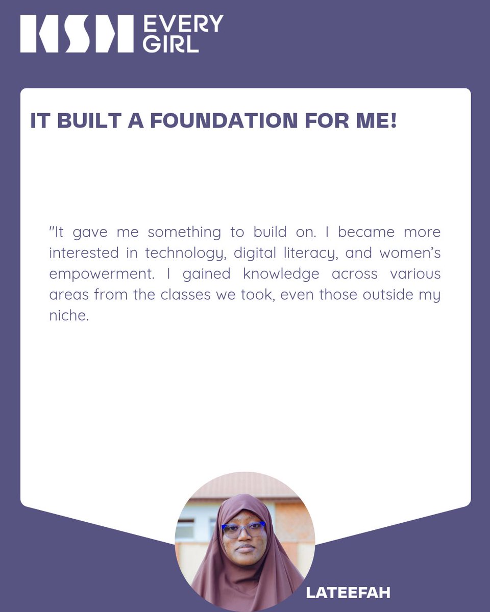 kshafrica's tweet photo. Transformation Stories from #EveryGirlFellows 

It's 5 days till the close of registration. Click the link in our bio to register now. https://t.co/uqQWMatiaC