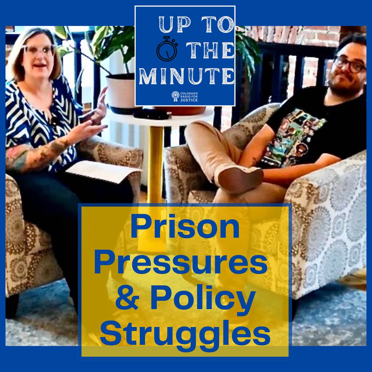 RadioForJustice's tweet photo. 🚨 New ep of UP TO THE MINUTE! 🚨 What bills are headed to the gov's desk? Do CCJRC's reform positions fly in the face of Prop 128? What should voters make of the looming fentanyl ballot measure? &amp; what's the #1 misunderstanding about the carceral system? https://t.co/zMHU19fICA https://t.co/ZHH0WZJ3xs