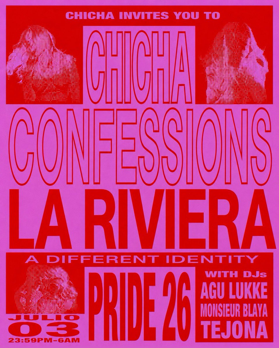 sergioopina_'s tweet photo. 🚨🪩 ¡Madrid!

El viernes, 3 de julio, la fiesta idónea para conmemorar el lanzamiento de ‘Confessions II’ te aguarda en La Riviera. 

Bienvenidas a «Chicha Confessions».

🎟️ Entradas:

 https://t.co/QJeIDPtBIY https://t.co/sF3YjIkINo