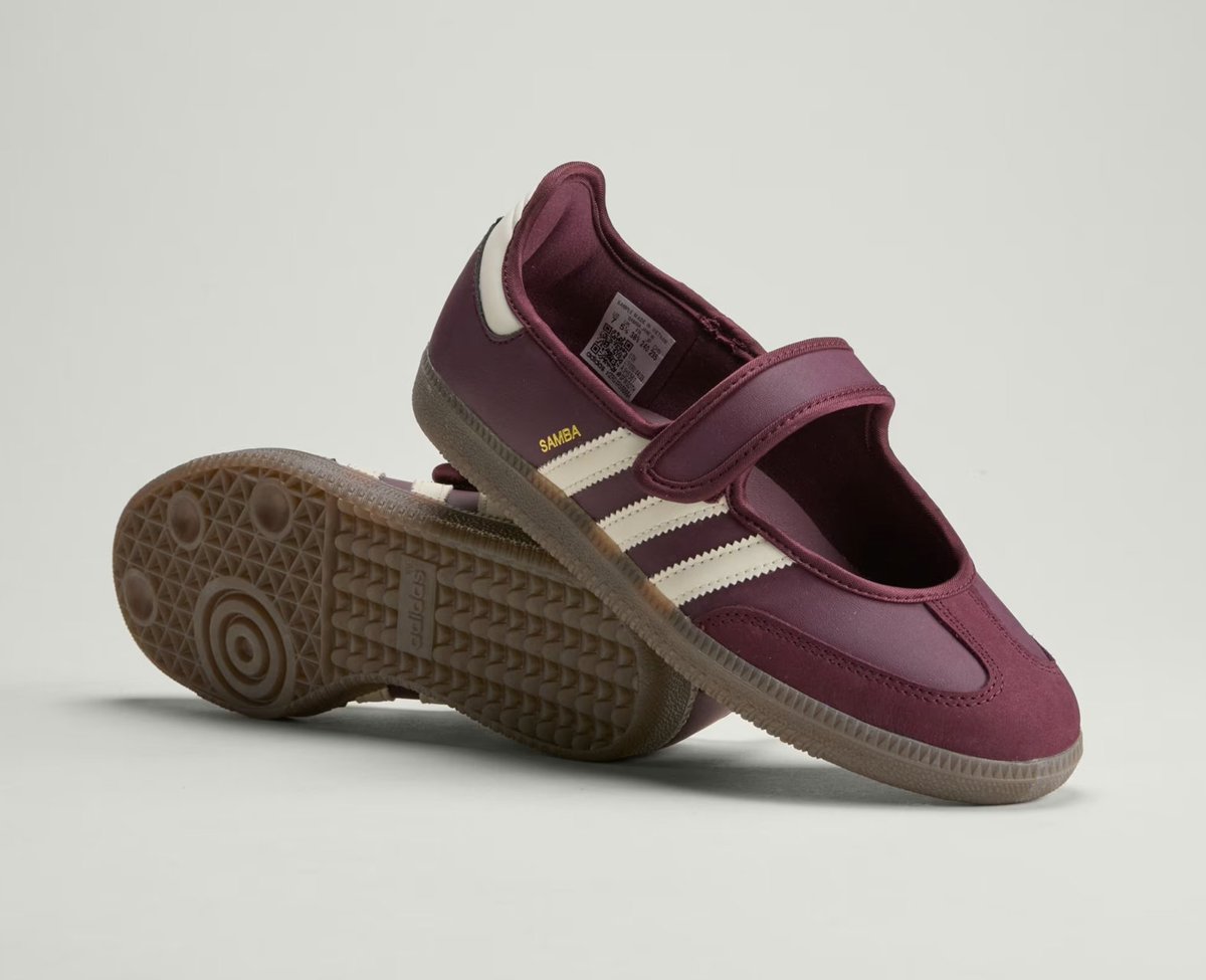 SOLELINKS's tweet photo. Ad: Few sizes restocked
Women’s adidas Samba Jane 'Maroon'
=> https://t.co/saXqWj1Nyo https://t.co/lWa5OVsNfu