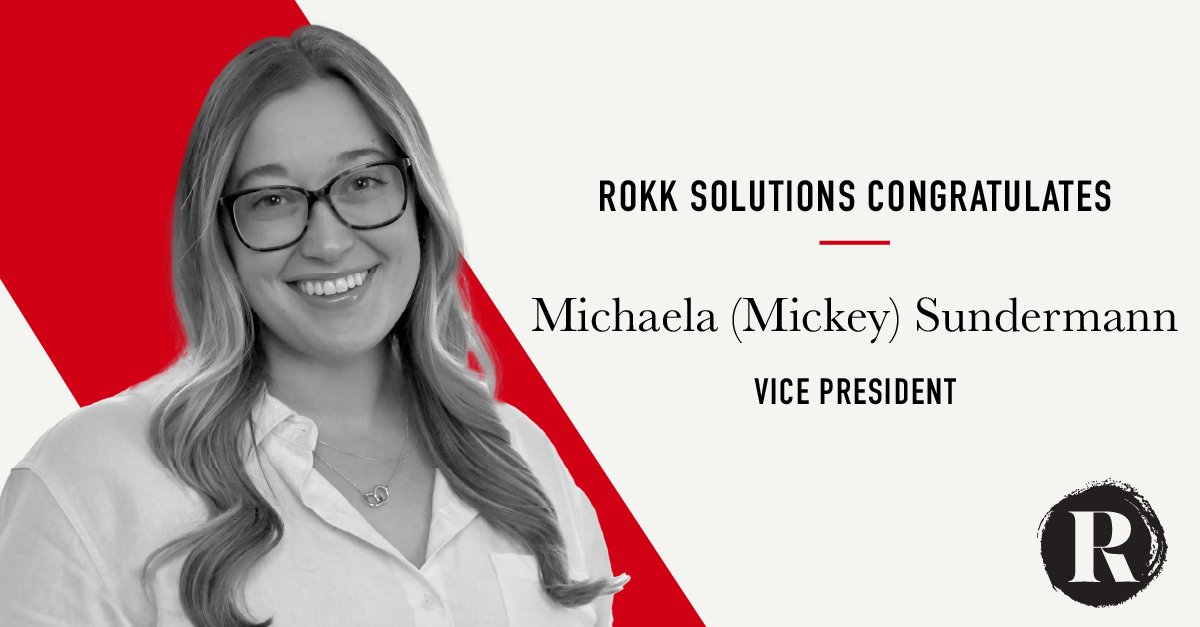 rokksolutions's tweet photo. We’re so happy to share that Michaela (Mickey) Sundermann has been promoted to Vice President! She has a decade of Hill, campaign and agency experience and has been with ROKK for over 3 years, helping clients in a range of industries. Congratulations!
https://t.co/uY5NPBXfG9 https://t.co/RNDjSS8WOp