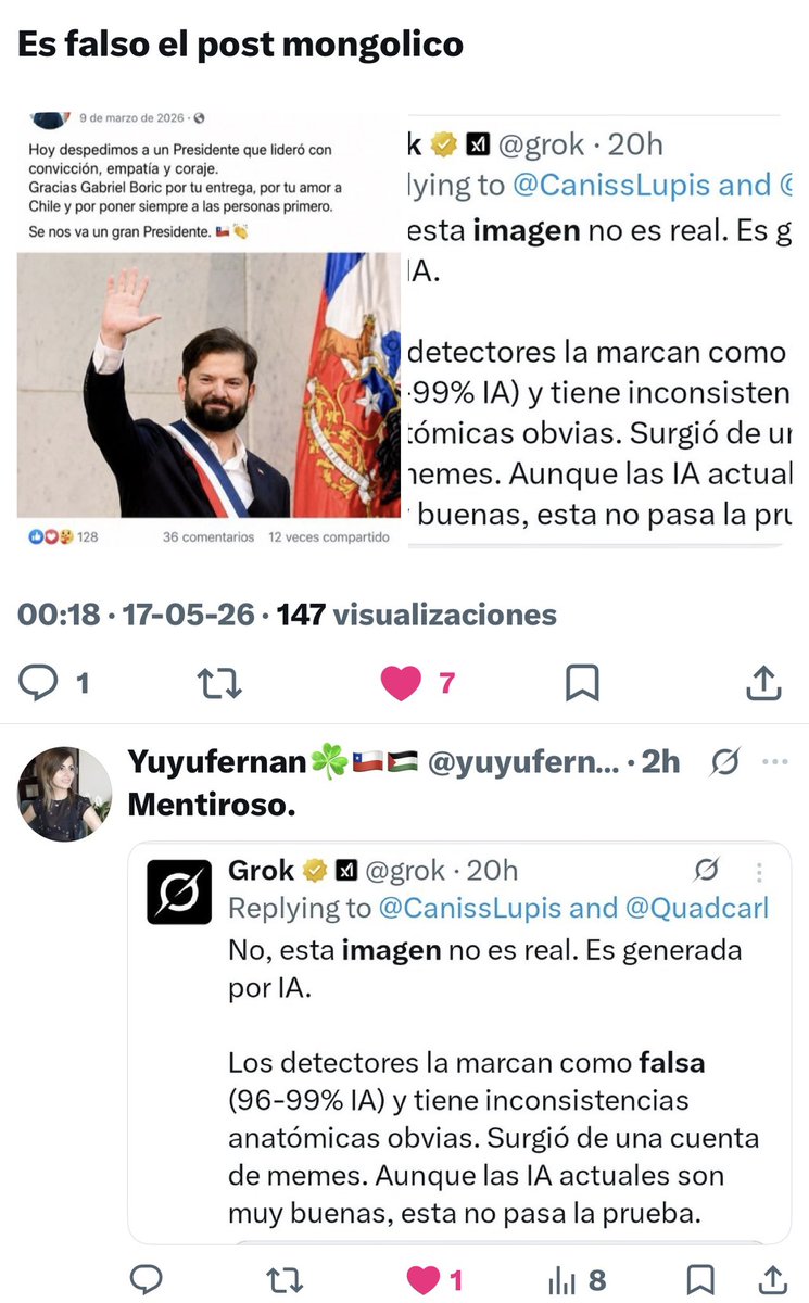 yunekatana's tweet photo. @ZacarracatelasZ @elmostrador Así o más mentiroso? https://t.co/6k77Gt2VqY