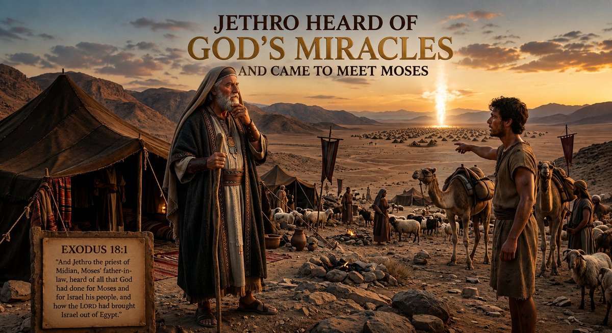 suv67's tweet photo. In Hebrew, 'Shama' (to hear) means more than just listening; it means 'to take to heart and respond.' Jethro accepted what God had done deep in his heart, allowing him to take a step of faith. https://t.co/cKDLsmlZkt