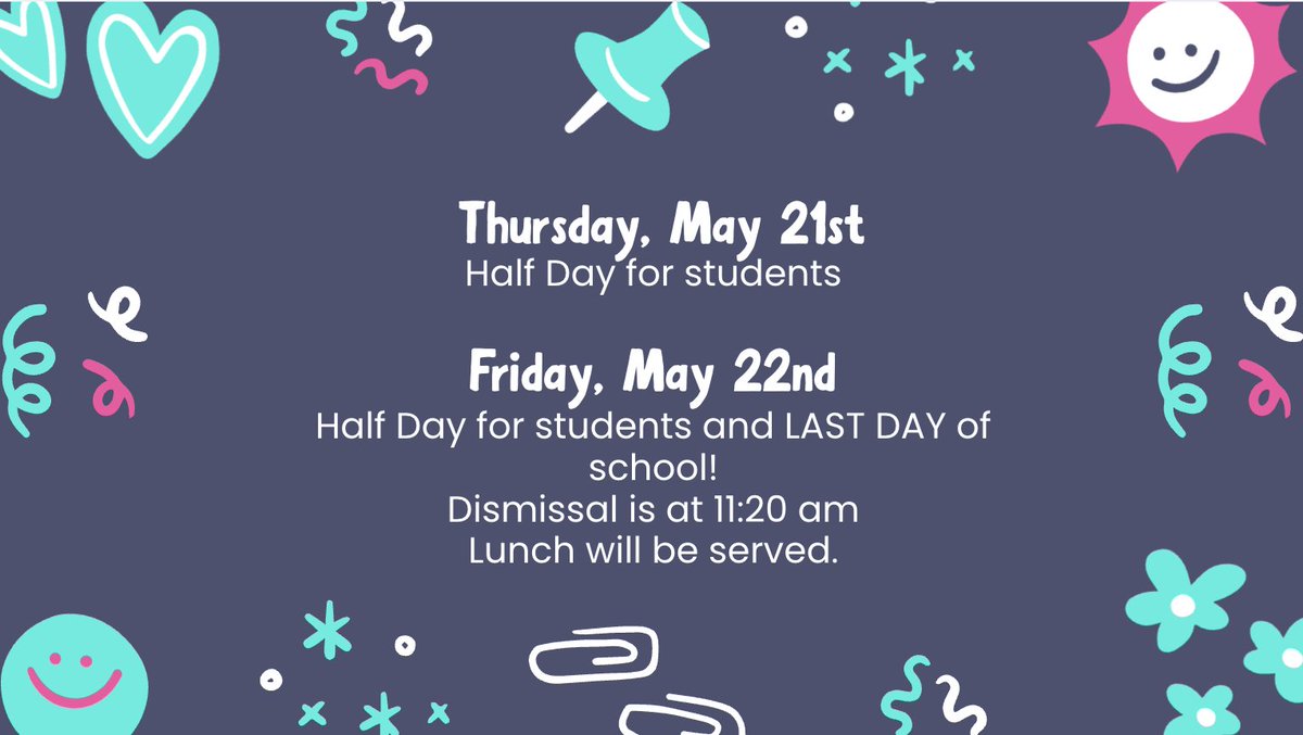 gilbert_elem's tweet photo. Please make your transportation and childcare plans now to ensure a smooth transition into the summer for your Scouts.
@deyo_stephen https://t.co/cmF74lhP5v