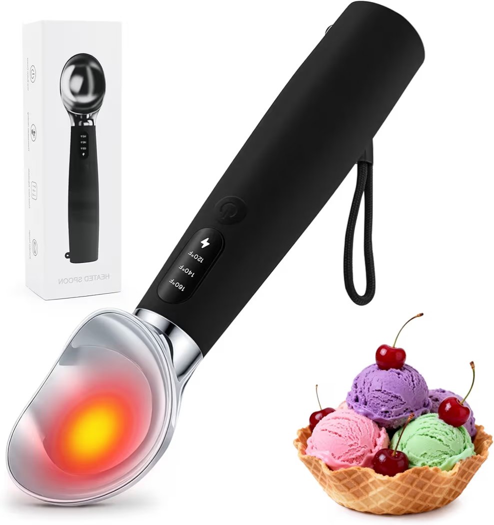 MonirulIslamb71's tweet photo. 🍨 Scoop hard ice cream effortlessly with this rechargeable heated scoop! 🔥❄️
Perfect for ice cream lovers &amp; dessert shops. 🛒✨

Affiliated Link: [https://t.co/QHtVAnIh6C]

Disclosure: As an Amazon Associate, I earn from qualifying purchases.

#AmazonFinds #KitchenGadgets #Ice https://t.co/Eaky5TaCL8