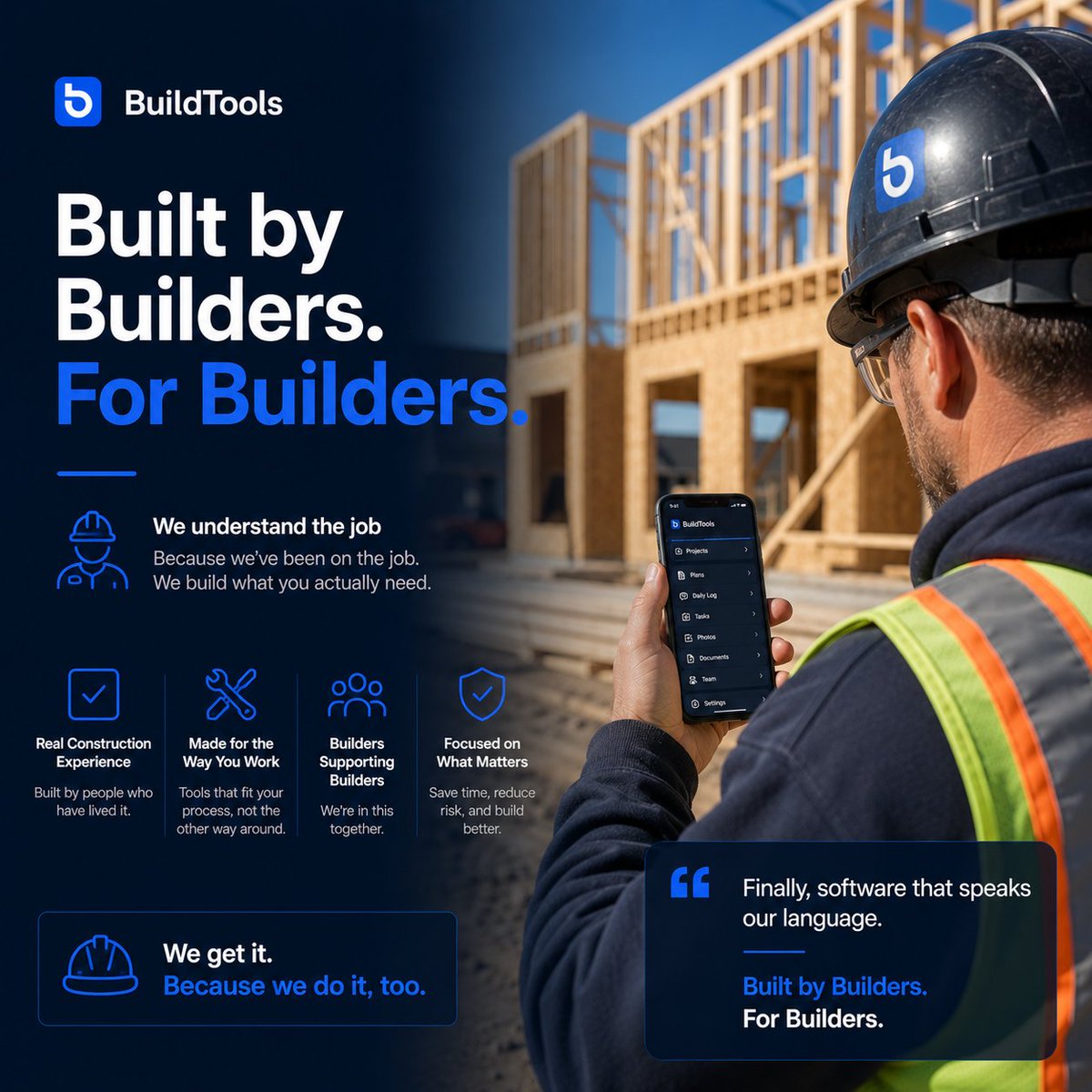 buildtoolsllc's tweet photo. @polsia A lot of platforms understand software. Fewer understand construction. BuildTools starts from construction - check out https://t.co/YhMvuTEbLz https://t.co/PRzn4zLzZ2