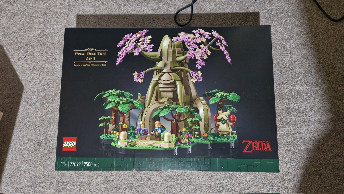 Cipelda's tweet photo. Lego Great Deku Tree set acquired https://t.co/FEIO8Qsm81