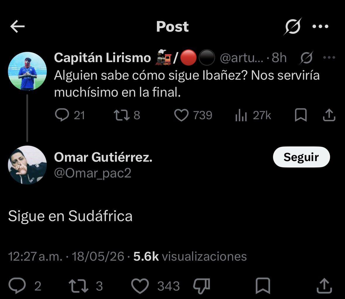 Trucha tweet media