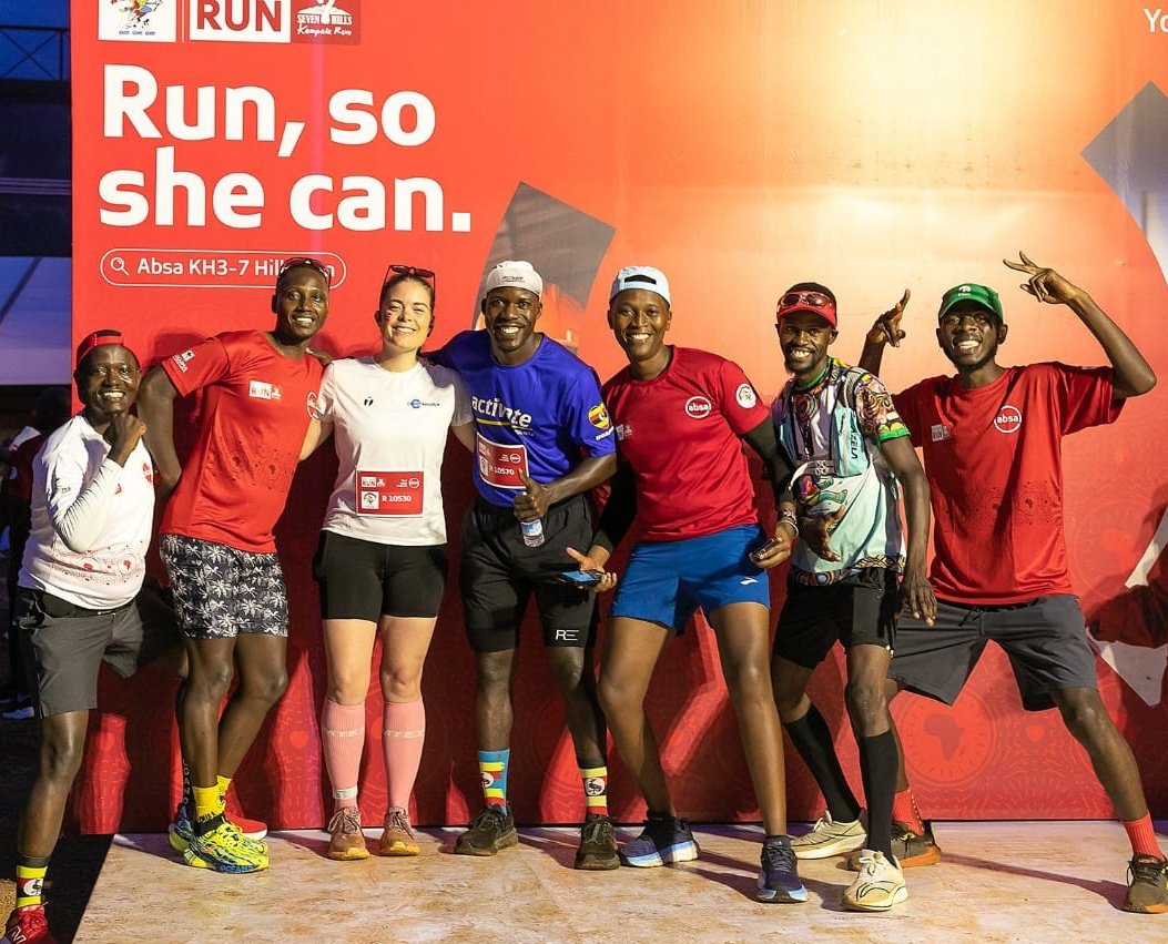 NelsonWainaina's tweet photo. Over the weekend.. @AbsaUganda asked us to #RunSoSheCan and we obliged. Flattened the 7 Hills of Kampala and made merry. https://t.co/9DPEwVNr7f