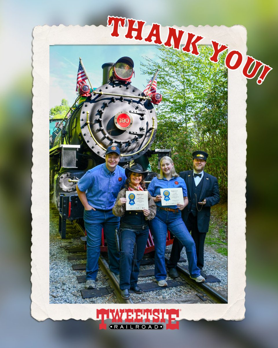 TweetsieRR's tweet photo. Thank you to our local community &amp; the readers of @WataugaDemocrat! 

Tweetsie Railroad was named this year's Best of the Best in Family Entertainment &amp; Best of the Best Tourist Attraction for Watauga County. https://t.co/dkobhAFXEc