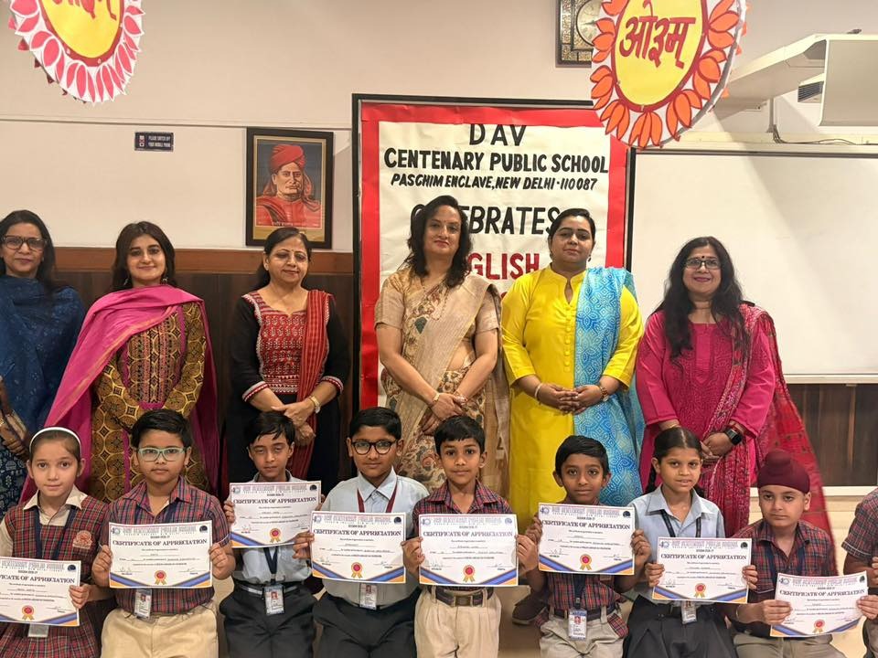 DavpeSchool's tweet photo. Under guidance of principal Ms. Sonia Malik, a special assembly was organised by Interact Club Ray of Hope along withEnglish Department to commemorate English Language Day on April 23, 2026 @Rotary3011 @RIDistrict3011 @3011interact @NEP2020 @SDG2030 @peopleofaction https://t.co/NG60QMva17