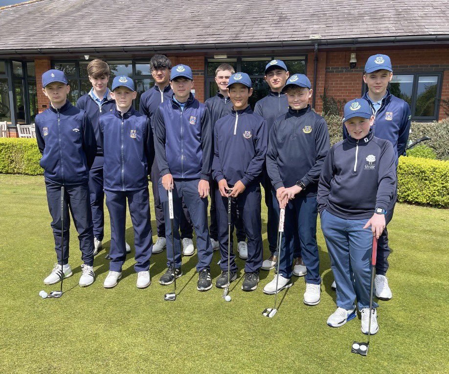 MatthewTurnock1's tweet photo. Great day at Eaton G.C with Cheshire U14’s versus Shropshire and Herefordshire. A close fought battle with the final match on the final hole being the deciding factor. S&amp;H just coming out on top 5 to 4 but great experience for the team against some good opponents. https://t.co/As0dHNOaNn
