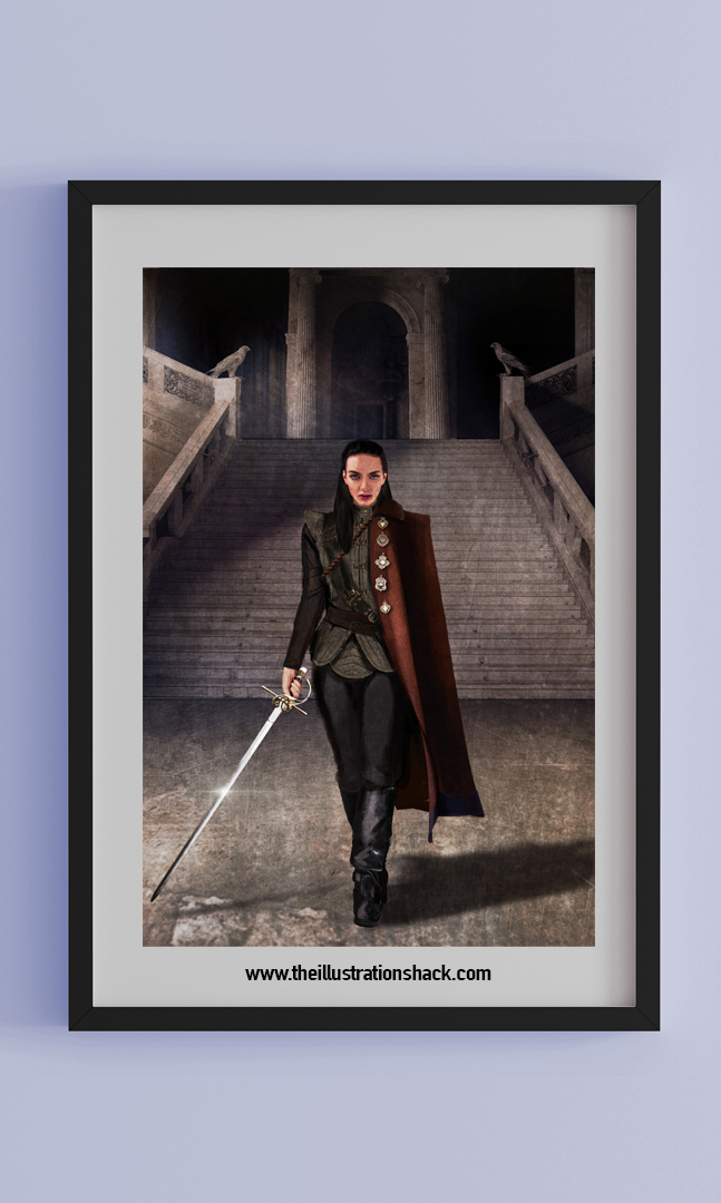 mikeshackle's tweet photo. The full set of character illustrations I did for Our Lady Of Blades by @decastell. It's an incredible book of swashbuckling fantasy at its best. Go grab it today. https://t.co/9S7olPZIrF