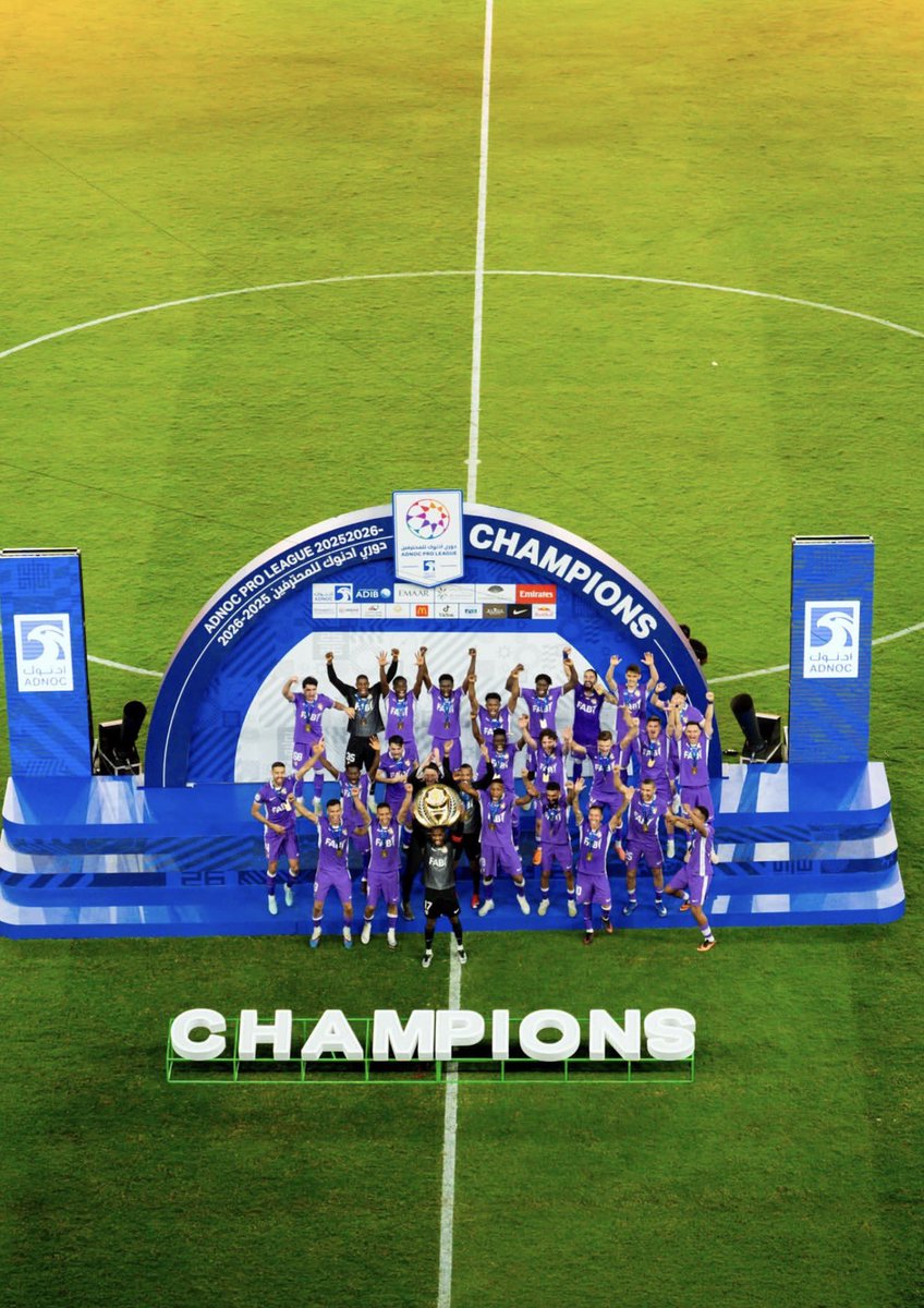 Rhoussine9's tweet photo. أبارك لقب الدوري 15 في تاريخ زعيم الأندية الإماراتية لصاحب السمو الشيخ محمد بن زايد، و صاحب السمو الشيخ هزاع بن زايد، والشيخ سلطان بن حمدان على ثقته بي و مساندته لي و للفريق ككل.
أشكر كل من ساهم في هذا الإنجاز من قريب أو من بعيد، كما أبارك للأمة العيناوية خاصة  هذا التتويج المستحق. تستاهلوووون 💜🏆🥇🇦🇪