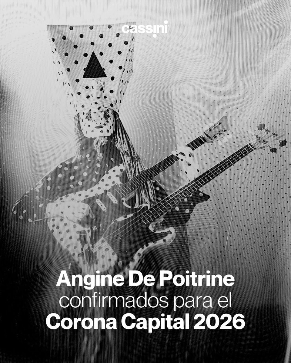 cassinimx's tweet photo. El dúo Angine De Poitrine son los primeros artistas en el cartel del Corona Capital 2026, según información de @ImagenTVMex. https://t.co/EoKejF6EdD