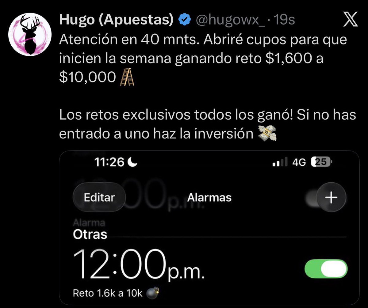 PickCristianRey's tweet photo. ¿Van a querer el RETO EXCLUSIVO de HugoWX 🤔🤔🤔? 

Necesito más apoyo que nunca ❤️🔄 para comprarlo y pasarlo GRATIS 

Depende de el apoyo que den 🫂❤️ https://t.co/JmD0rsSAjd