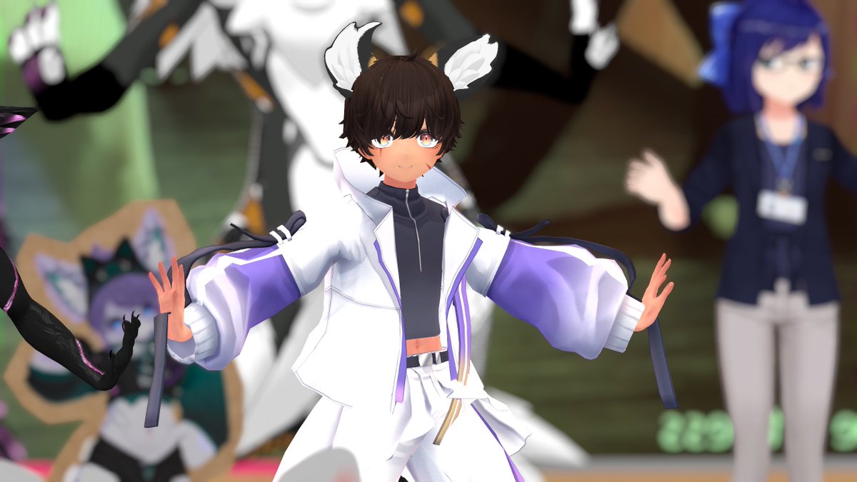 VRD_Official's tweet photo. Session 272 at #VRDancing was by LeoEmpire!  

It was Leo’s 2nd time making a playlist and he put it full of his  personal favourites! Big variation of dances, and they were all  bangers^^  

Join us Saturdays, EU &amp; NA Timeslots 
#vrchat #dancing #dance https://t.co/QiEFcYV50A