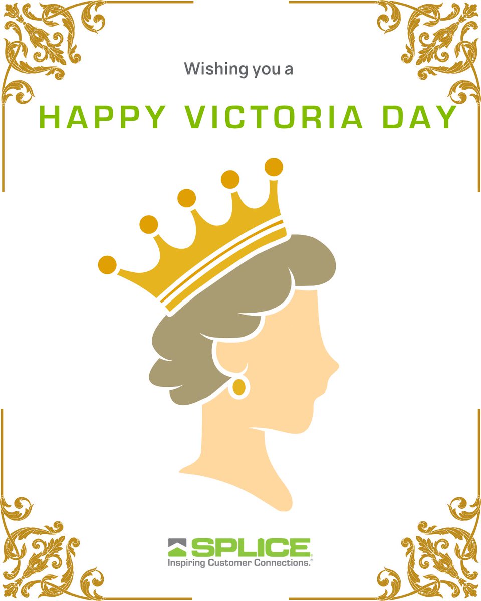 SPLICESoftware's tweet photo. To our Canadian partners, clients and friends, Happy Victoria Day! 👑🎉

From the whole SPLICE Software team, have a wonderful long weekend!  

#VictoriaDay #HappyVictoriaDay #SPLICESoftware https://t.co/fsT1ZLEXlQ