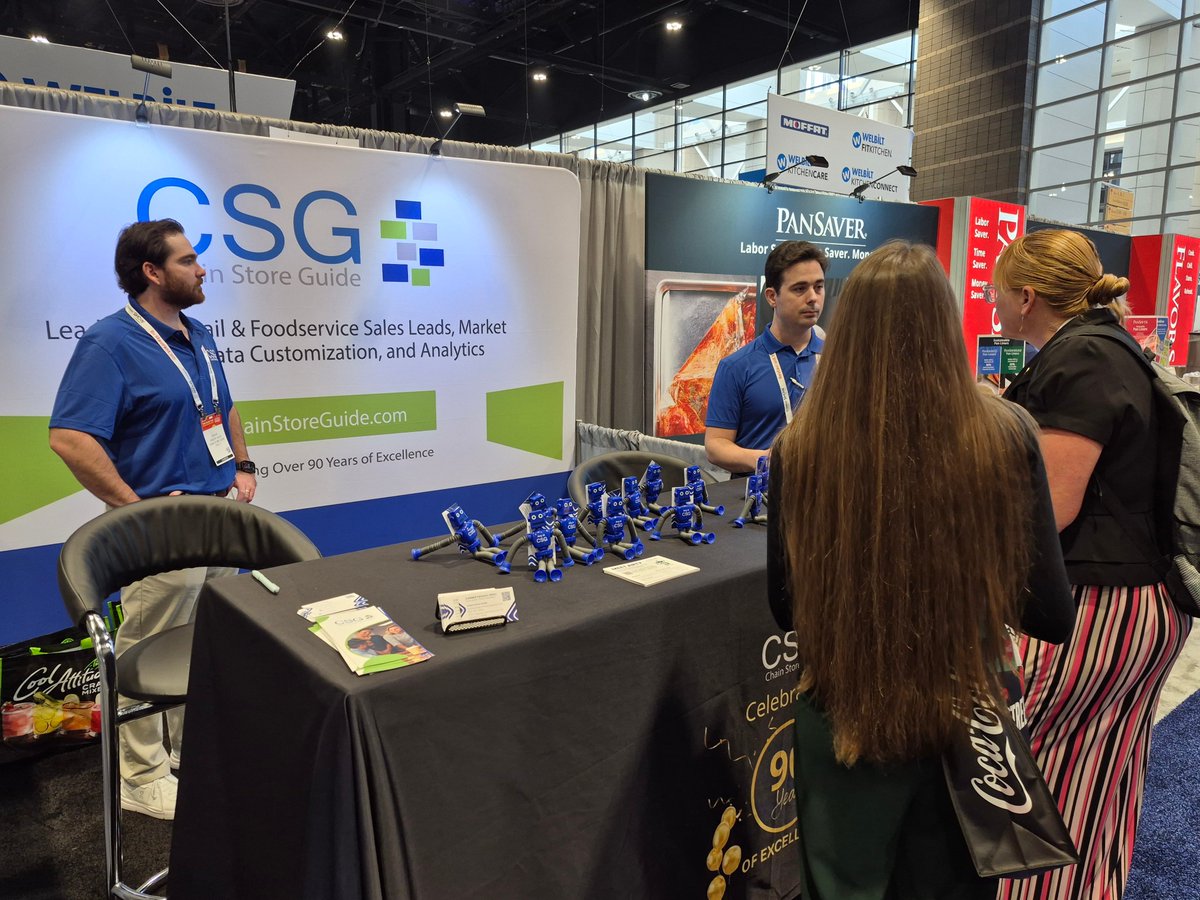 ChainStoreGuide's tweet photo. Budgets are tight. Inflation is real. But your pipeline can't afford to stall. Come meet the CSG team at Booth 5306, we have options. 🤖 100 free leads + an exclusive show discount. #2026RestaurantShow #NRAShow #CSG https://t.co/X3tT4c3gAt