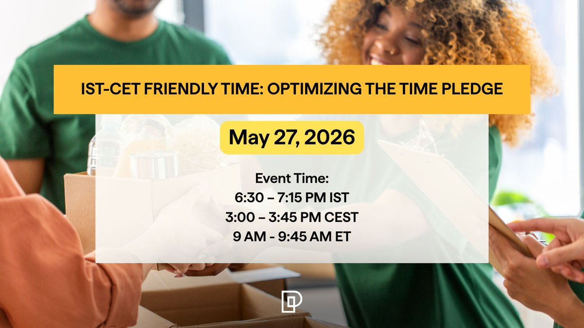 PledgeOne's tweet photo. Join us on May 27th for "Optimizing the Time Pledge."

What to expect:
✅ 1:1 speed networking with fellow #Pledge1 members
✅ Real strategies from members with strong volunteer programs
✅ Actionable ideas to bring back to your team

RSVP now: https://t.co/isG9VNWEk6 https://t.co/Ca5DJKVAGF