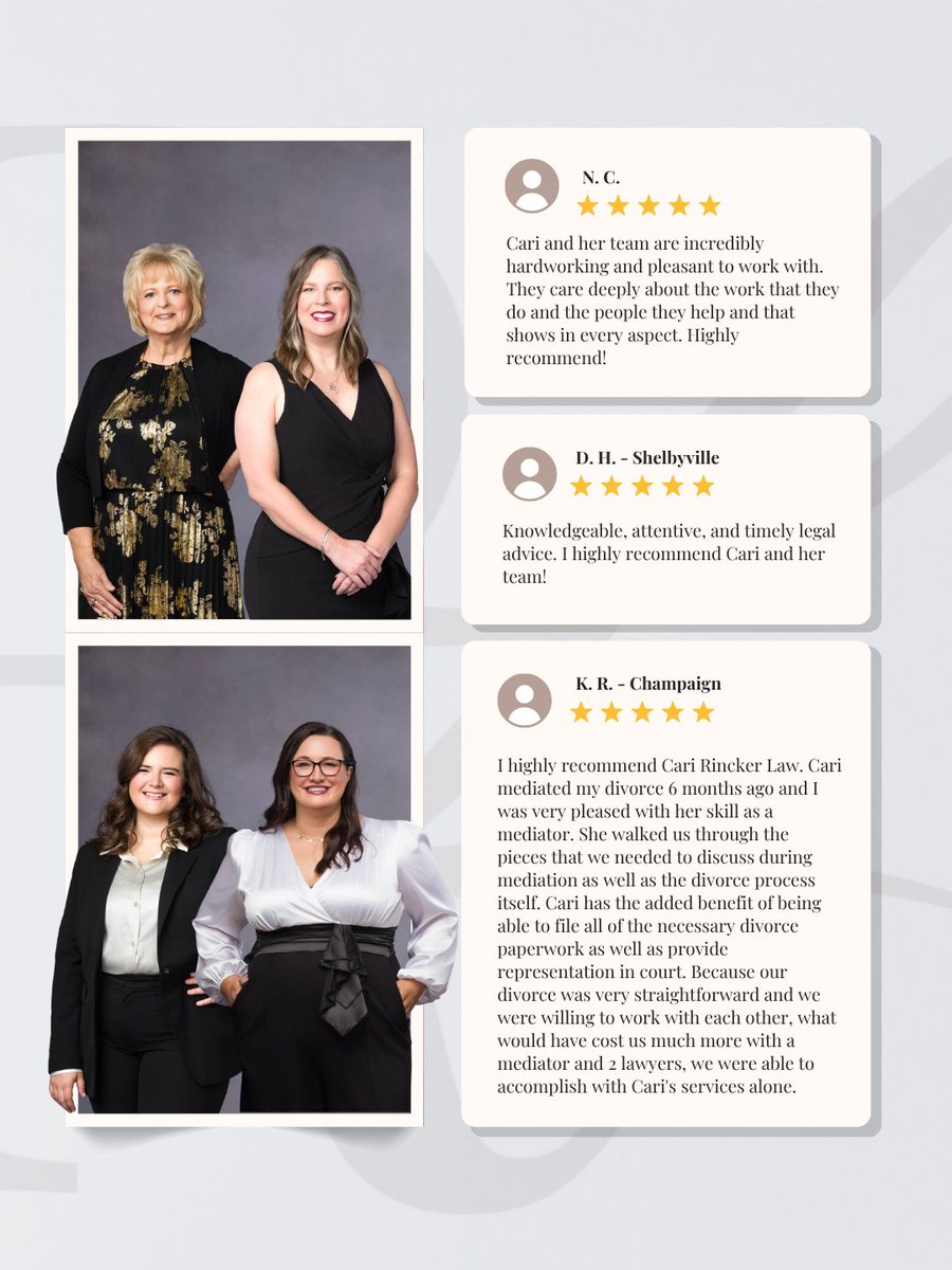 RinckerLaw's tweet photo. 💛 A heartfelt thank you to our clients for the kind reviews. Trust is the reason our team shows up every day — and we don't take it lightly.

If we can help, we'd love to hear from you: https://t.co/PoUTu4mjUG

#ClientLove #RinckerLaw https://t.co/4mABlm3wPr