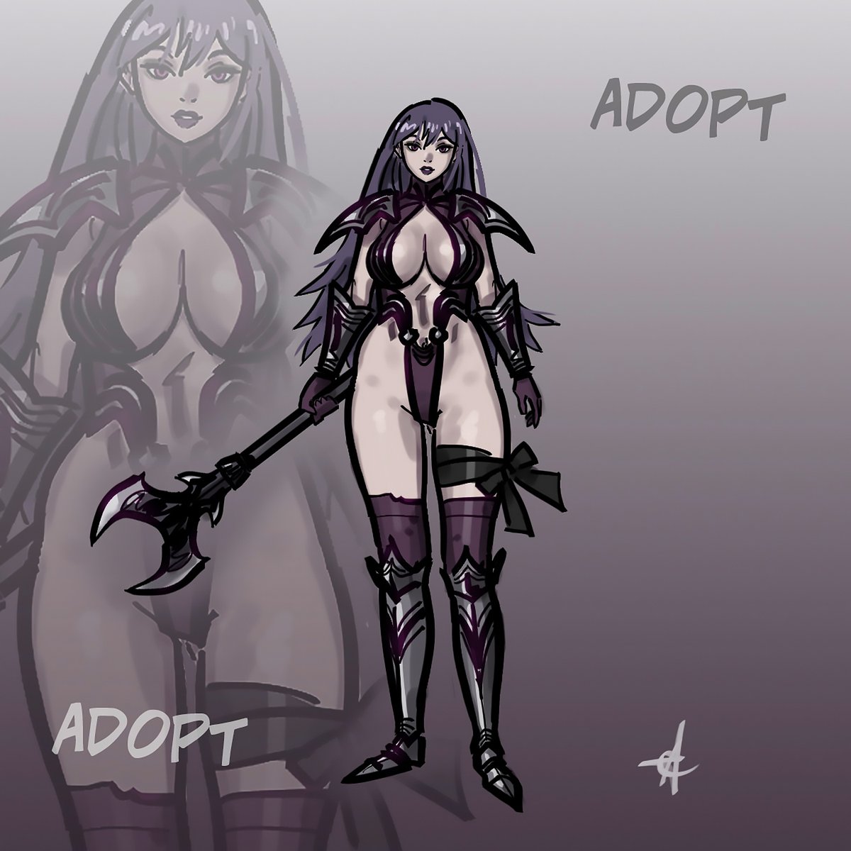 anekerd's tweet photo. Dark Paladin [ADOPT OPEN] https://t.co/QtlpHhloUh