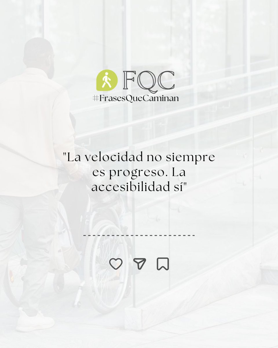 CiudadesCaminan's tweet photo. Velocidad y progreso no son sinónimos. Una ciudad que ralentiza el tráfico, ensancha sus aceras y diseña el espacio para todas las personas está avanzando de verdad. Eso es lo que defendemos. Eso es lo que nos gustaría construir. #AccesibilidadUrbana https://t.co/tgenKI4XfK https://t.co/lW2IrXuSSk
