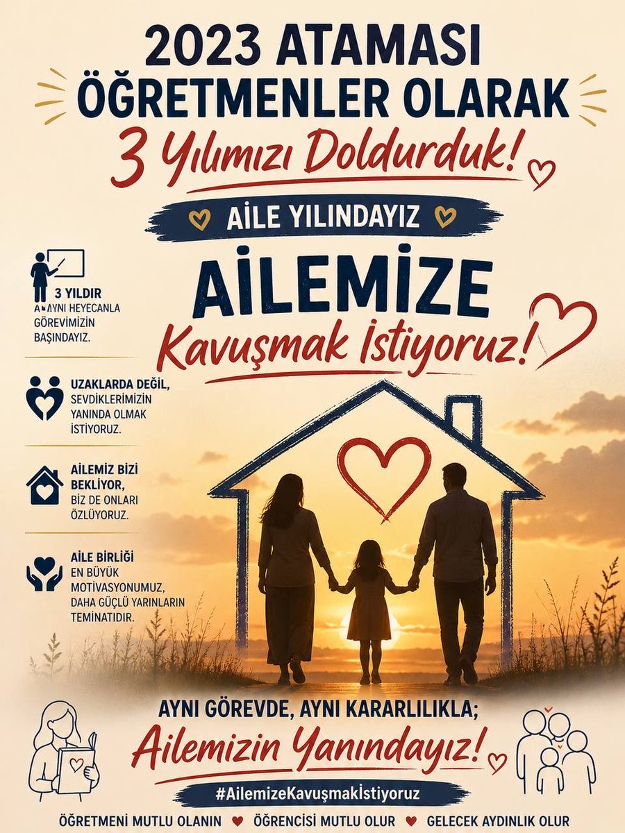 cnntgmss's tweet photo. @Yusuf__Tekin 📚 Geleceğimizin teminatı öğrencilere en yüksek verimle faydalı olmak için zihnimizin de ailemizin yanında olması şarttır. 2023 Eylül grubu Bakanlığının aile hassasiyetine güveniyor. 🕊️ @Yusuf__Tekin @cftcblnt @CihadDemirli #2023EylülAtamasıAileBirliği https://t.co/Ge3v6RAMWv