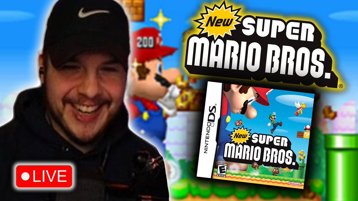 RealDrewpyLIVE's tweet photo. 🔴I'm LIVE!!

New Super Mario Bros DS TIME
LEGO Batman releases TOMORROW!!

Come hang out with us!
Twitch: https://t.co/k6Z2vuVfCP
YouTube: https://t.co/3z4JMsuLvz https://t.co/1fRDMvxaRo