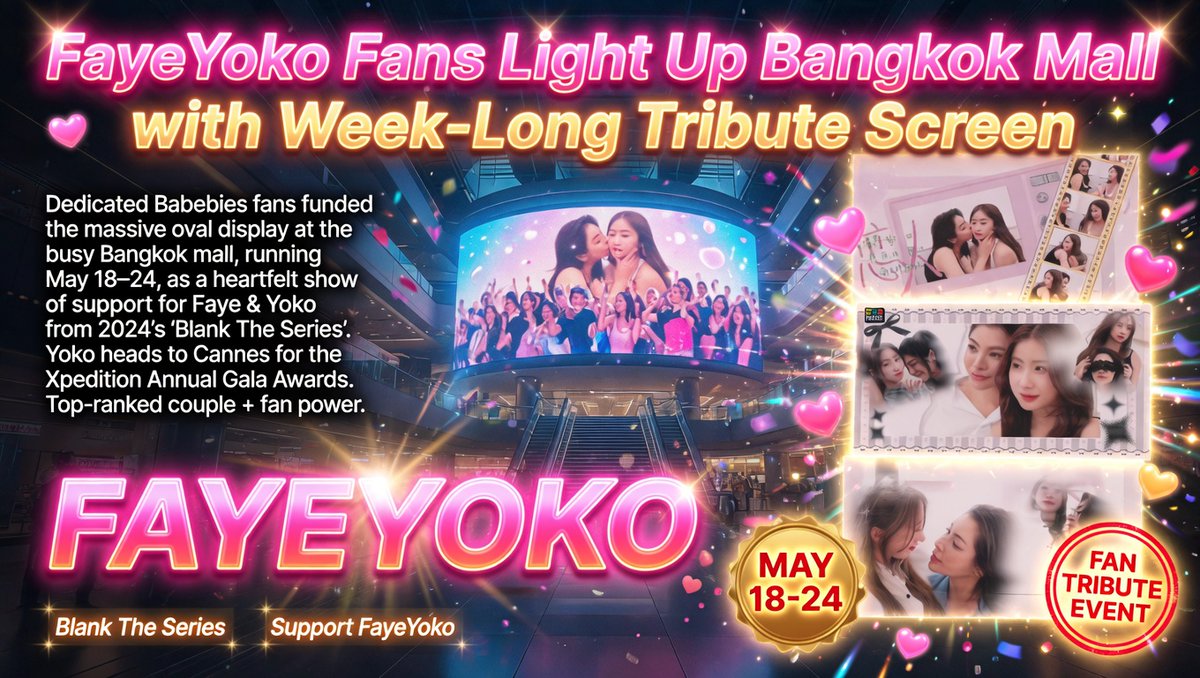 olida_magda's tweet photo. We have night view, we have day view... I love every second of celebrating our parents. I'm proud, Babebie.. We keep our promise to love them both, to never let go, to celebrate their life. And again we were in the news of today... I love Babebies. I love FayeYoko. Thank you for our family for still being here.

#FayeYoko #ฝ้ายโยโกะ
#babebieskeptthepromise 
#babebies