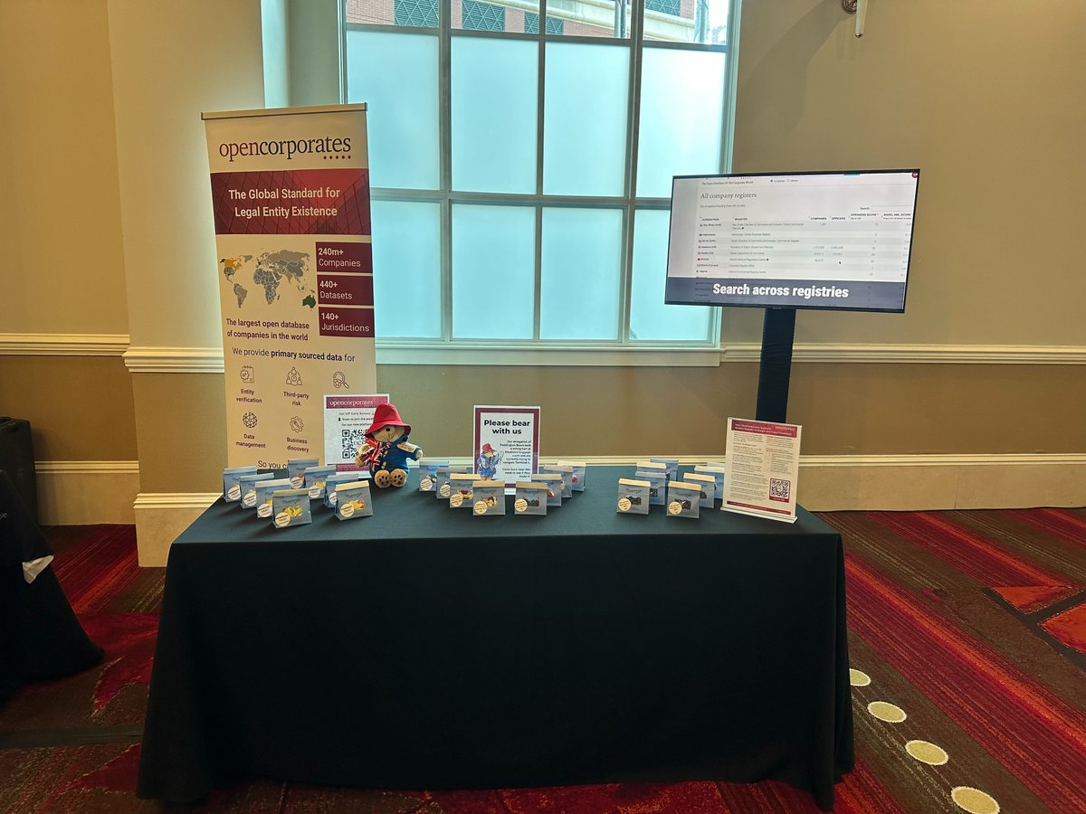 opencorporates's tweet photo. Team OpenCorporates is at IACA! Drop by our exhibition stand to chat with our data specialists about enhancing your registry’s workflows.
What to expect:
📶 Expert insights
📚 Exclusive resources
Come say hello 👇
#IACA2026 #OpenData #GovTech #OpenCorporates https://t.co/K3FfCa0JBG