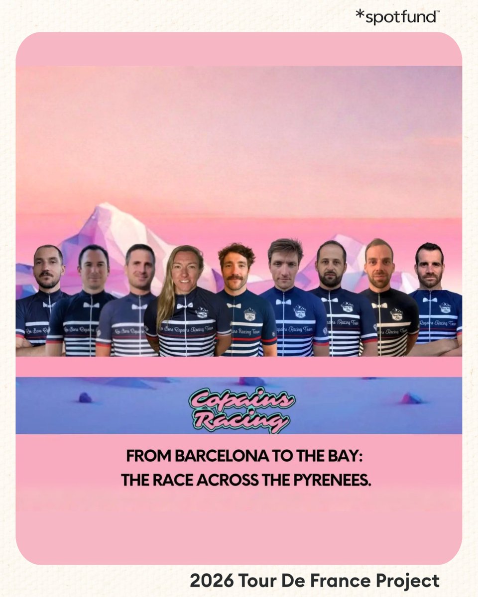 spotfund's tweet photo. 🩵 https://t.co/OMzrGtJnRE

From Barcelona to the Bay, this ride is about resilience, perseverance, and proving that anything is possible. 🚴

Start your own fundraiser at https://t.co/msnv39ZvGX today.

#spotfund #spotfundcampaign #fundraising #crowdfunding #makingadifference https://t.co/dyv1drLFM7