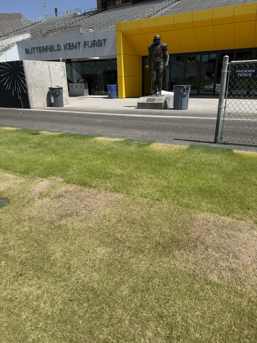 ASUGroundsCrew's tweet photo. The aftermath of graduation. https://t.co/5zxQ4vsWIP
