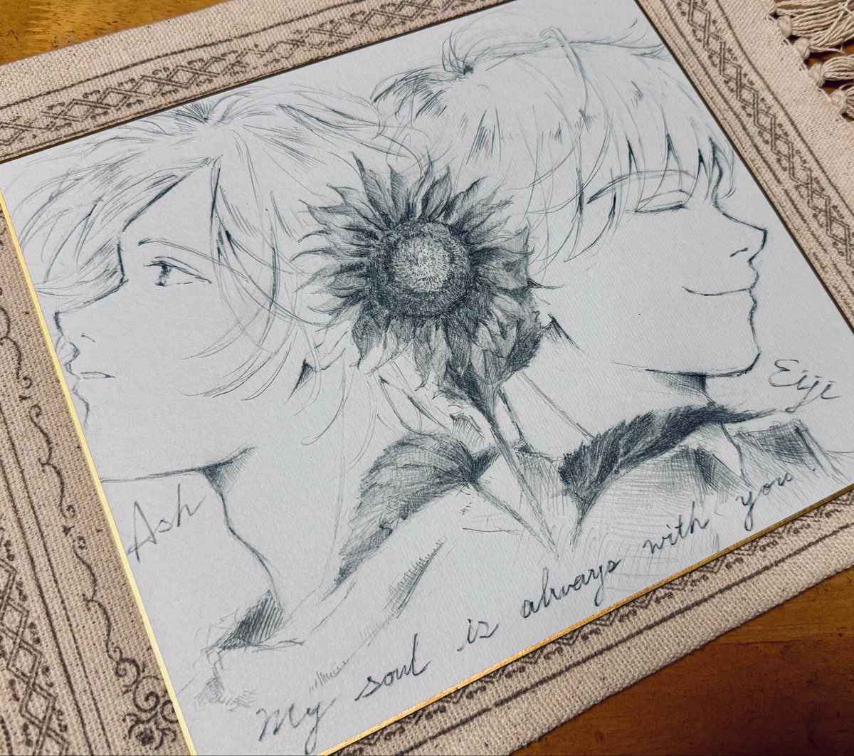 nemophila_ohana's tweet photo. My soul is always with you.
#BANANAFISH https://t.co/D1N1VCdTwH