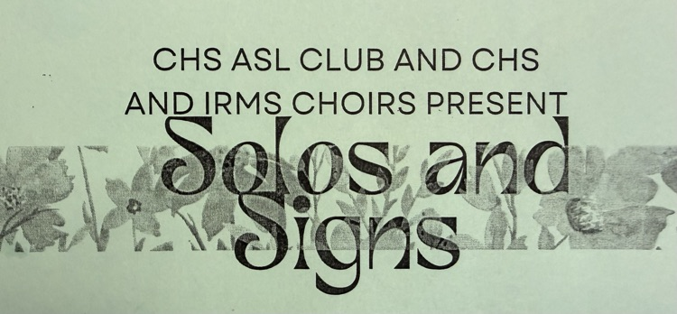 228Cascade's tweet photo. The CHS and IRMS choirs and the CHS ASL club recently put on a touching Solos and Signs Concert! For those who want to support the ASL club, you can at: https://t.co/XQvVvWDw5K https://t.co/DZGfxUcqb9