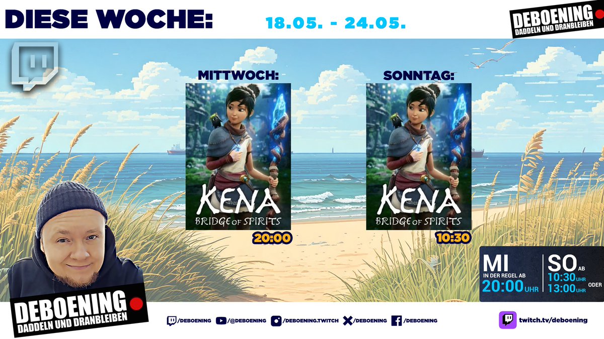 deBoening's tweet photo. #MOEWEN!
#Streamplan für diese Woche!
Einfach mal wirklich alles klassisch - ich werd bekloppt 😍! https://t.co/rUIdv2xm0T
