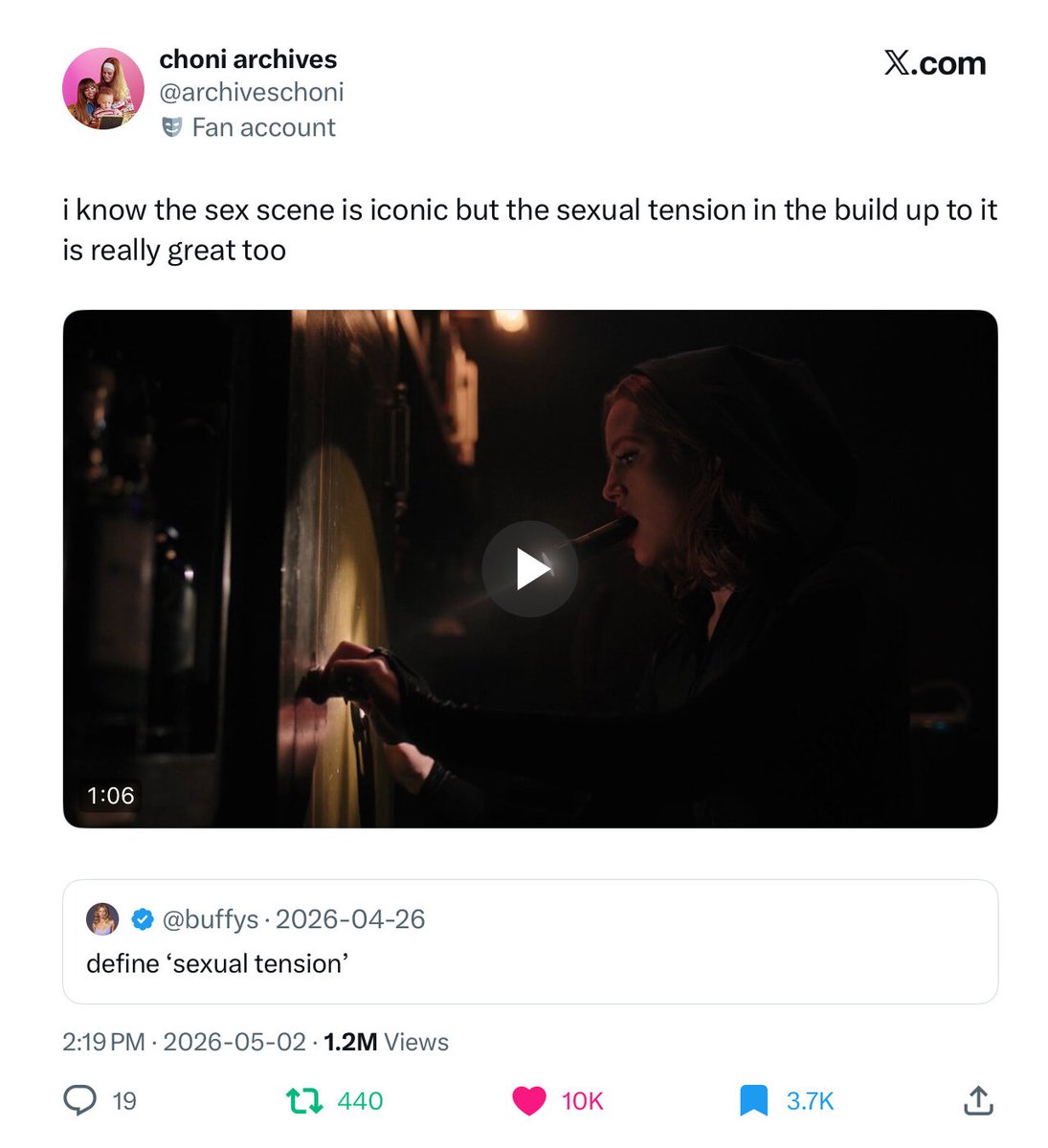 abigailblossoms's tweet photo. big month for choni tweets 🙂‍↕️ https://t.co/O01nyXkp9C