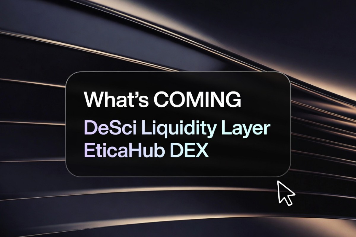 _snipe_to's tweet photo. @CoinMarketCap What's COMING

DeSci Liquidity Layer

@eticaprotocol 
https://t.co/WYEzigRDdI https://t.co/UEkjynf15z