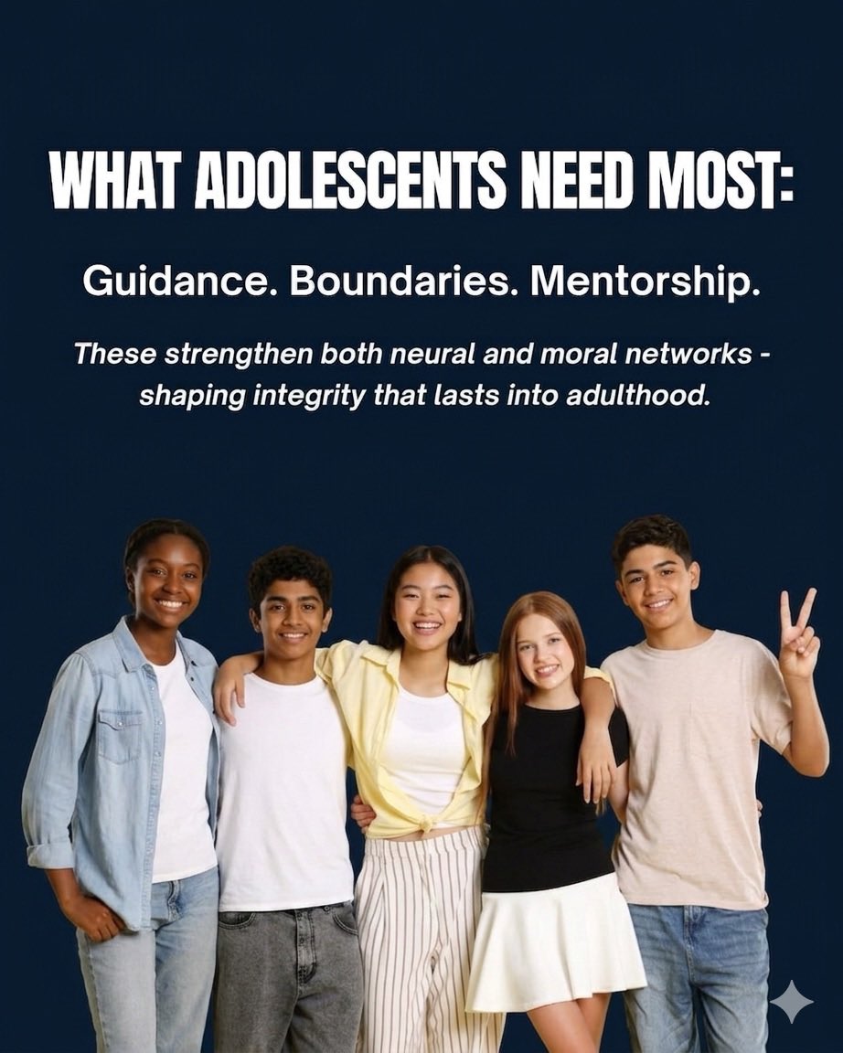 AnthonyGPerryS1's tweet photo. While under construction adolescents need guidance, boundaries and mentors. Having an understanding of how the brain functions is imperative. https://t.co/CjATHt4Clg