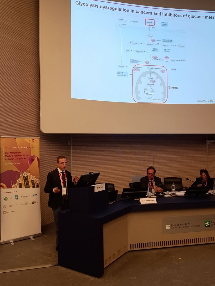 ACCMEDorg's tweet photo. Si è svolta oggi, presso la sede dell'Istituto Nazionale dei Tumori di Milano, la prima giornata della quarta edizione di "Me(e)t immune" Conference - How Metabolism Meets the Immune System in Human Malignancies.

Grazie ai numerosi partecipanti e a tutti i relatori per l'altissimo livello delle relazioni.

A domani per la seconda giornata della conferenza! 

#AccMed #Oncologia #Immunometabolismo #Multiomica #AIinMedicine #TerapieOncologiche #AI