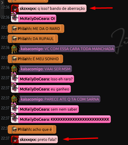 KaisaComigo's tweet photo. Palhaçada eu ter tomado ban por ter "OFENDIDO" uma pessoa racista, e a ofensa sendo "vc tem sarna pq deu pro mendigo". Obrigada moderação do habblet, eu estou sim errada por ter DENUNCIANDO o racismo e ter me DEFENDIDO https://t.co/QppD7EHls5