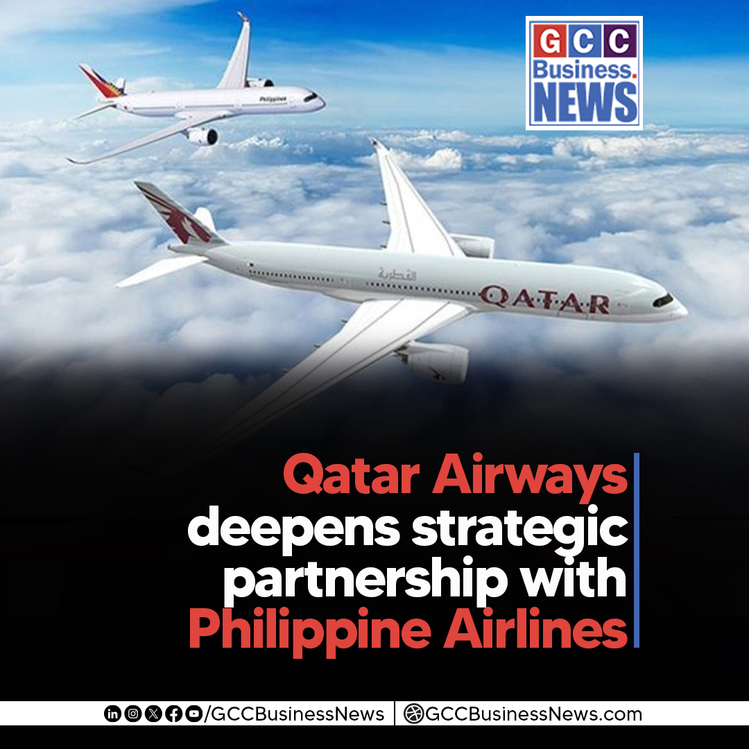 GCCBusinessNews's tweet photo. Qatar Airways deepens strategic partnership with Philippine Airlines
https://t.co/vNR9zrLf2Y

#QatarAirways #PhilippineAirlines #Codeshare #AirlinePartnership #Aviation #FlightRoutes #AirTravel #HamadInternationalAirport #AirlineAlliance #GCCBusinessNews @qatarairways @flyPAL https://t.co/JN6cDZtPdt
