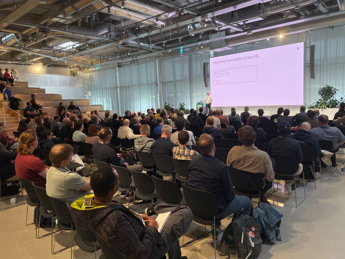 ErlangSolutions's tweet photo. That's a wrap on Code BEAM Lite Stockholm! 🇸🇪

A day of insightful talks, real conversations and a community that never fails to impress. Hosting it at @ericsson's Stockholm offices, as they celebrate 150 years of innovation and as the birthplace of Erlang itself, made it extra memorable. 🌐

A huge thank you to @CodeBEAMio for putting together such a well-crafted event, and to everyone who stopped by to say hello! 👋
