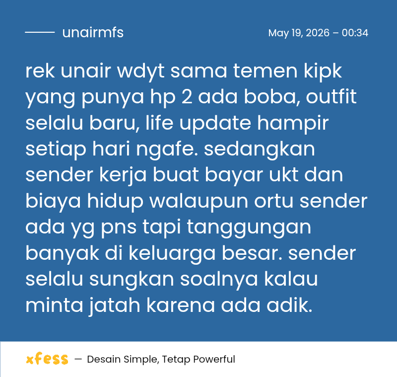 UNAIR MENFESS (SEMUA BISA KIRIM MENFESS!) tweet media
