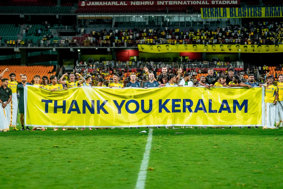 KeralaBlasters's tweet photo. 💛

#KeralaBlasters #KBFC #YennumYellow https://t.co/hUkJQwcv1w