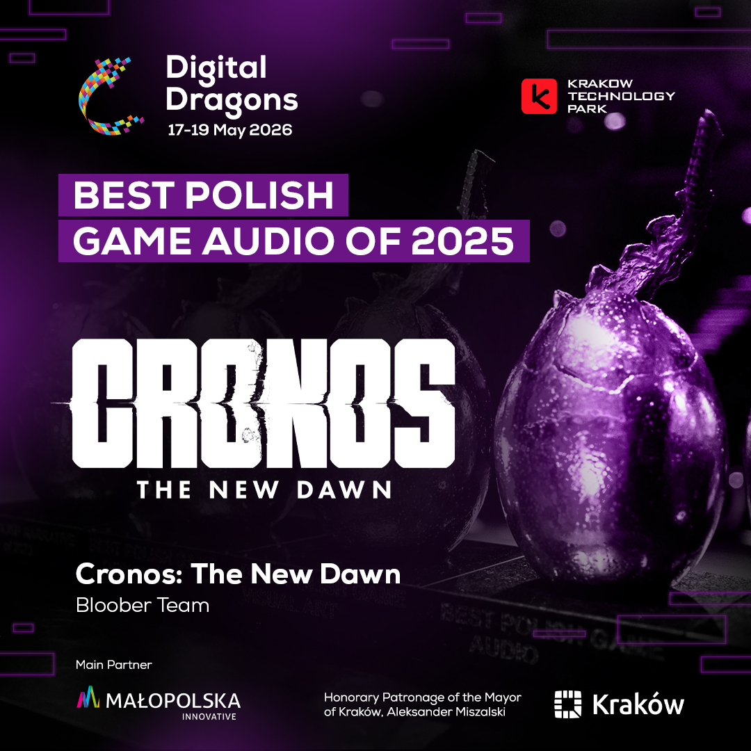 Digital_Dragons's tweet photo. Digital Dragons Awards
Category: Best Polish Game Audio of 2025
Winner: Cronos: The New Dawn (@BlooberTeam)
🎵 Congratulations! #DD2026 https://t.co/JY4r9xlkxd