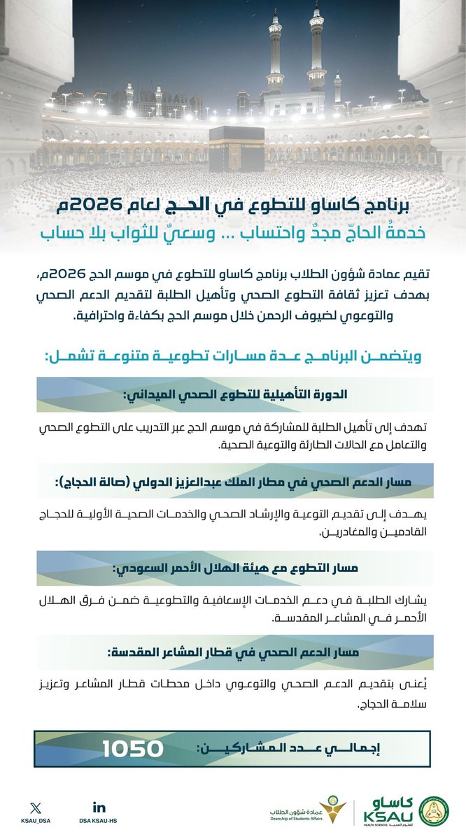 عمادة شؤون الطلاب tweet media