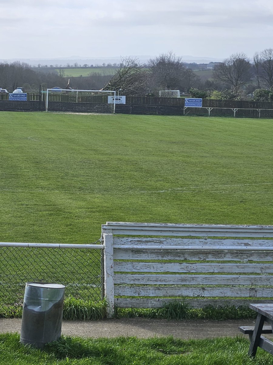 HighworthTownFC's tweet photo. ITS BEGUN! Work on the new pitch has started in earnest - trees are down - top soil levels checked - first floodlight down - the dawn of a new era for HTFC https://t.co/RpQIcPpv93