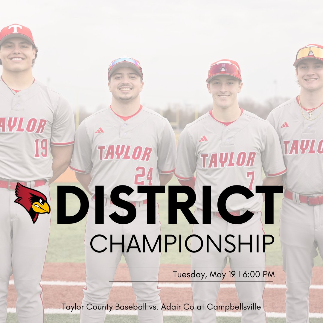 TC_Schools_KY's tweet photo. 𝐓𝐂𝐇𝐒 𝐁𝐀𝐒𝐄𝐁𝐀𝐋𝐋 plays in the District Championship TONIGHT at 6:00 PM at Campbellsville High School.

Let's go, Cards!! ⚾⚾

#tcpride #gocards #tchsbaseball https://t.co/DJlFc6MS1H